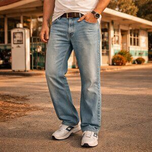 DENIZEN LEVIS JEANS 285 Relaxed Men 40 X 30 Distressed  Skater Grunge casual